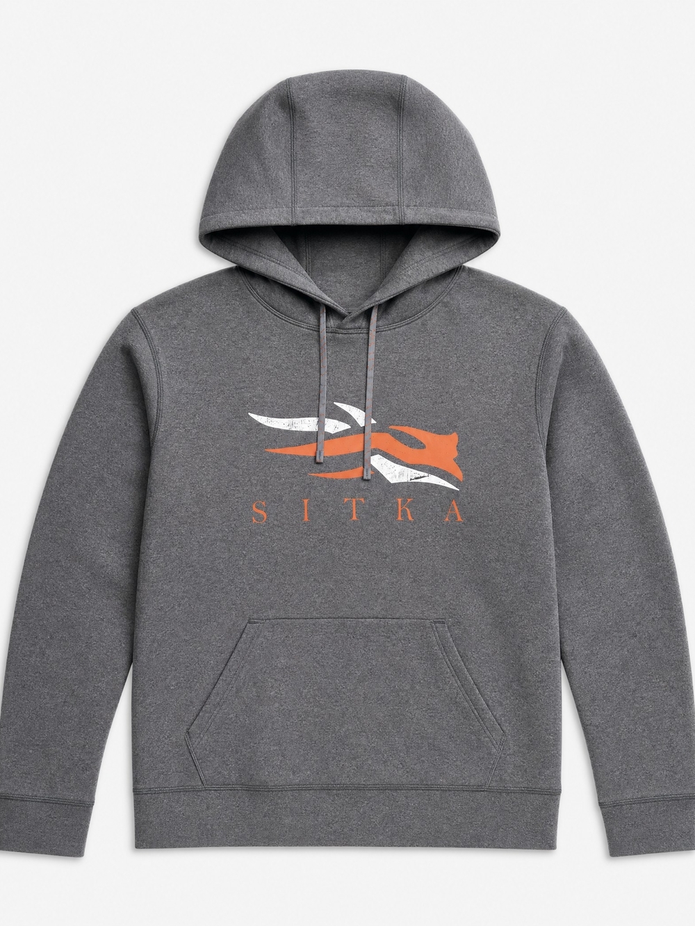 Sitka Men's Gray Logo Pullover Hoodie